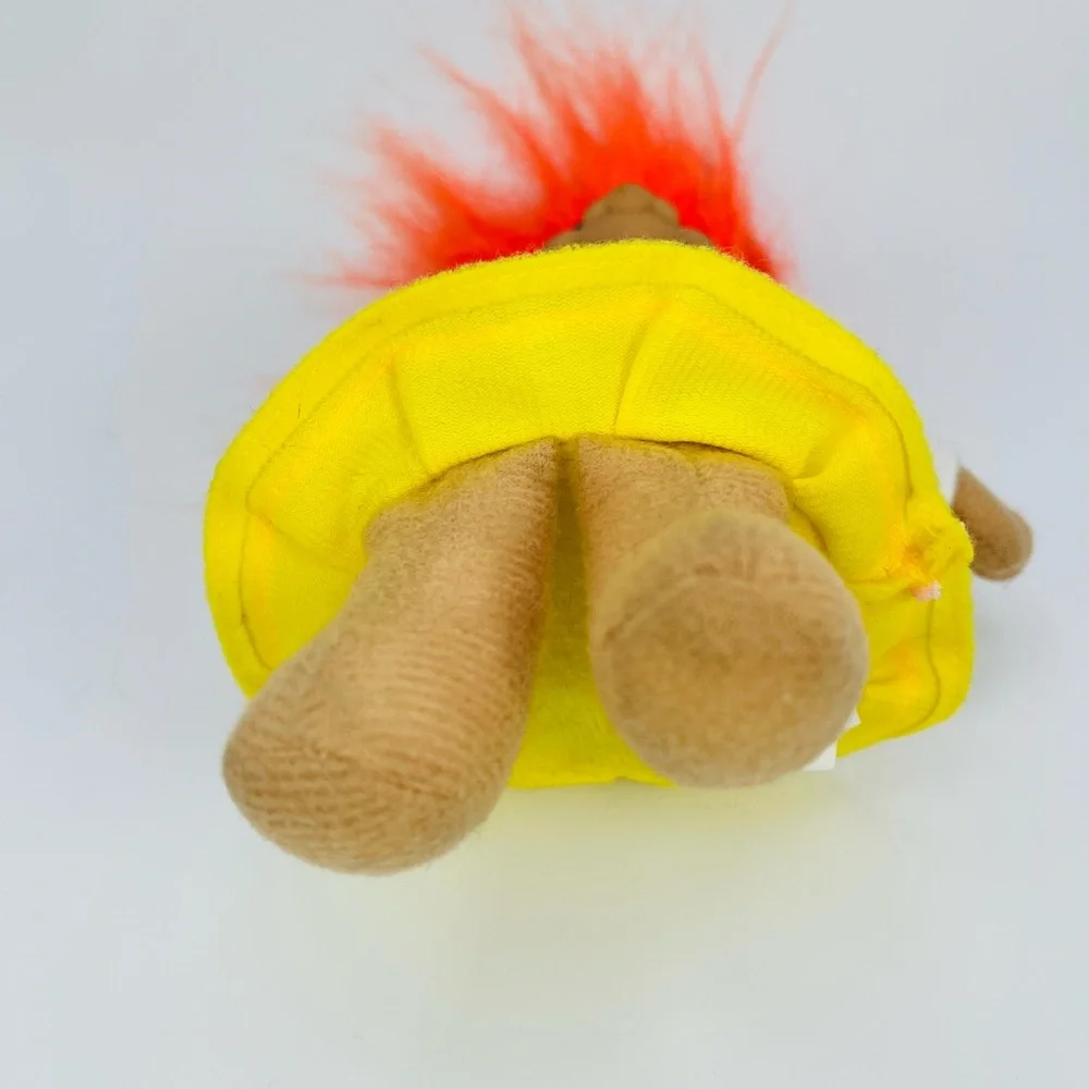 Russ Berrie Troll Doll Plush Tennis Player Girl Pouch